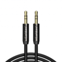 Аудио кабел Earldom ET-AUX03, 3.5mm жак, М/М, 1.0м, Черен